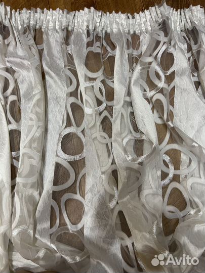 Штора на широкой ленте