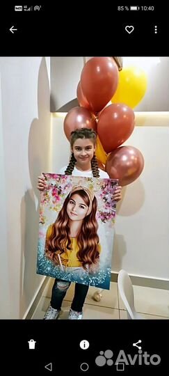 Портрет по фото на холсте Рязань