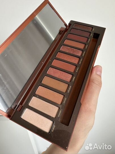 Палетка теней urban decay heat naked