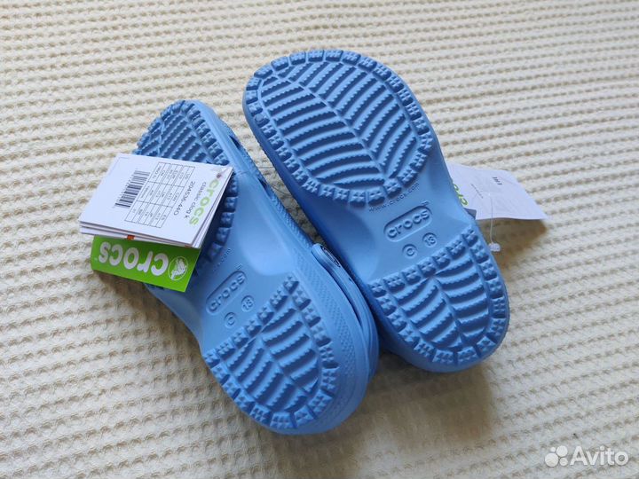 Новые кроксы Crocs c13 30 голубые