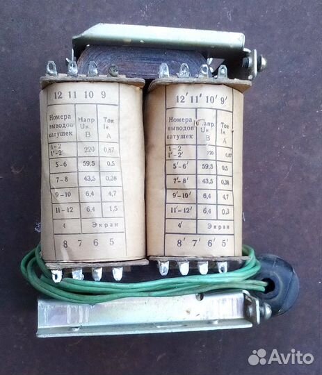 Трансформатор тс-180-2 от лампового телевизора