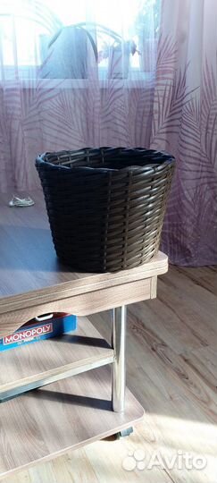 Плетёные горшки для цветов