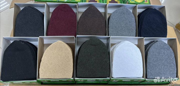 Вязаные тюбетейки