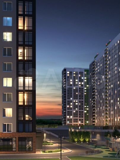 2-к. квартира, 52,6 м², 6/22 эт.