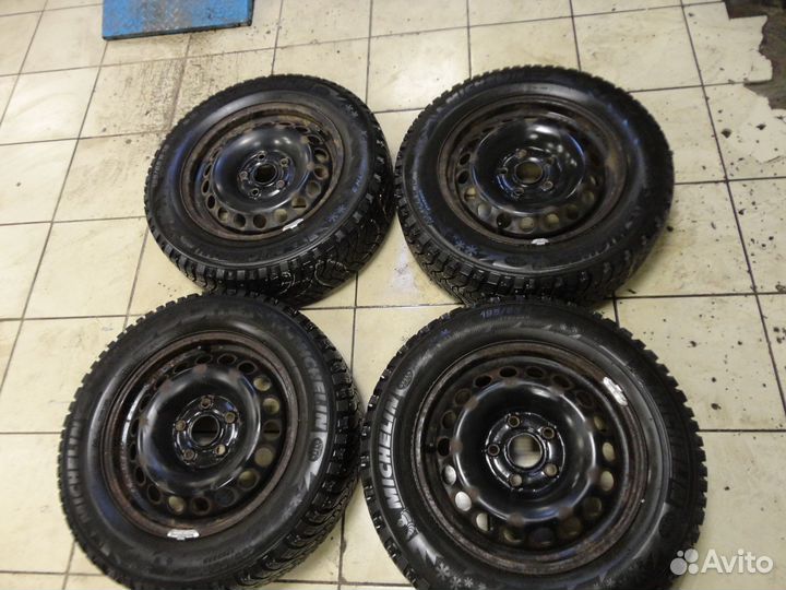 4 колеса на jetta r15.зима
