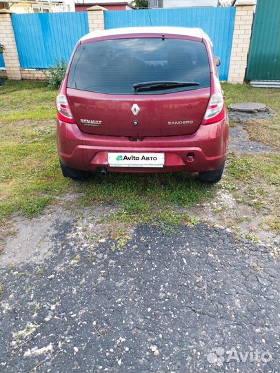 Renault Sandero 1.6 МТ, 2011, 191 000 км