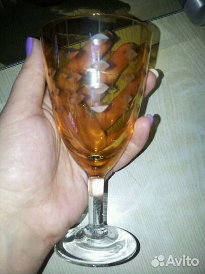 Бокал с лазерной обработкой