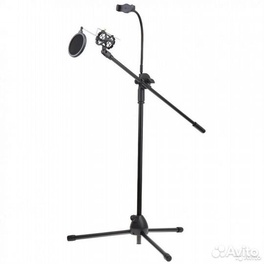 Стойка для микрофона с поп фильтром 170см и держат