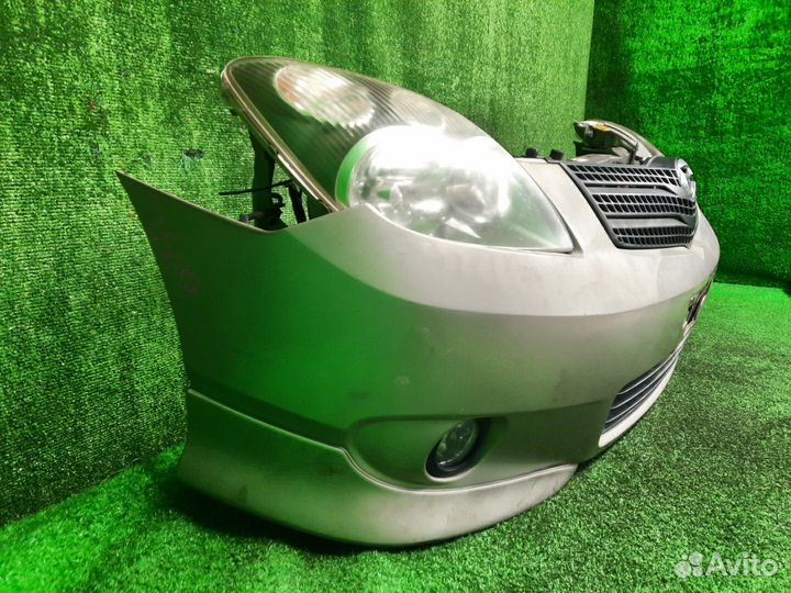 Ноускат toyota spacio ZZE122 1ZZ-FE 2001 0052 xenon, клыки, туманки, L-фара лом крепления, дефект лк