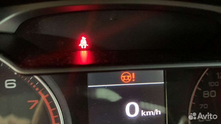 Рулевая электрическая рейка ошибка красный руль