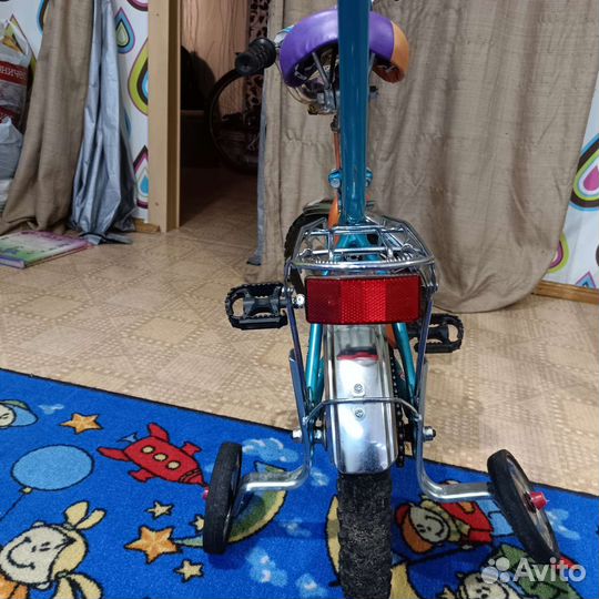 Детский велосипед с родительской ручкой