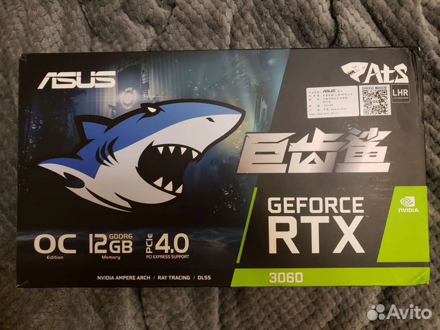 Видеокарта Asus ATS-RTX3060-012G-gaming