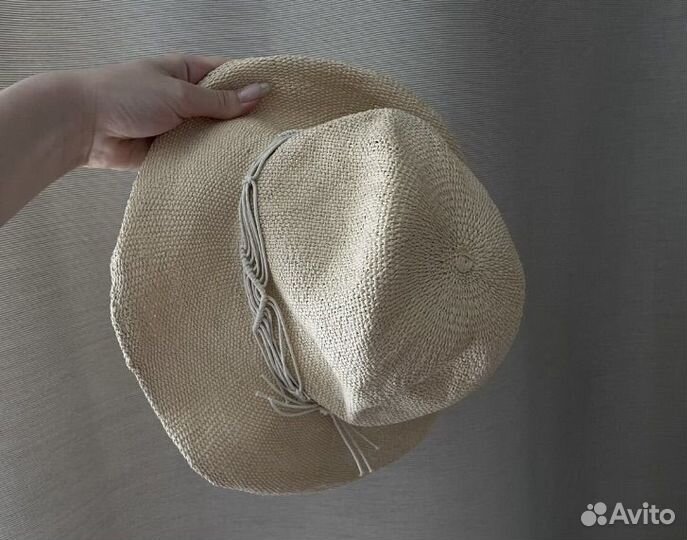 Шляпа панама oysho соломенная