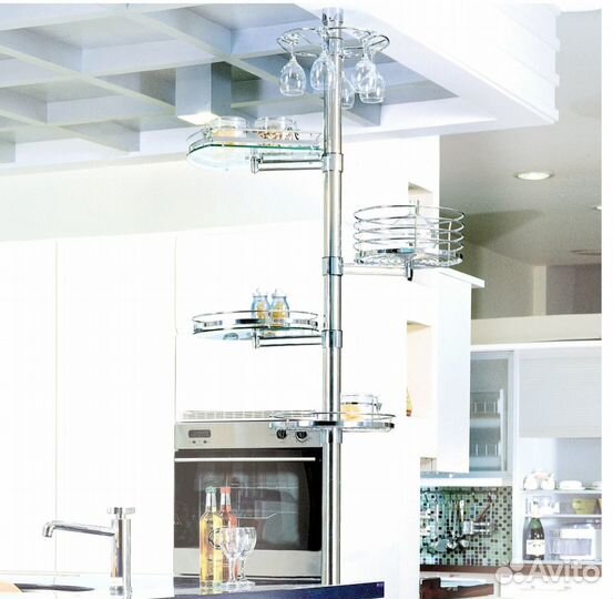 Полка на барную стойку с центральным креплением