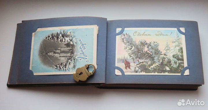 Альбом со старыми открытками СССР