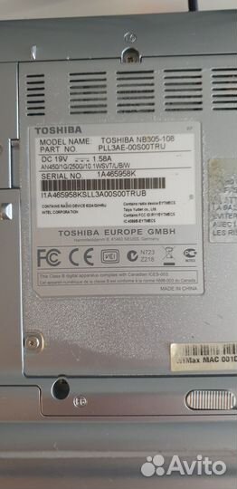 Нетбук Toshiba NB305-108