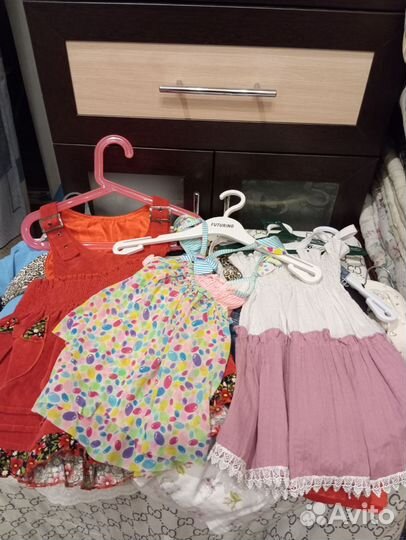 Платья для девочек, на рост 86-98 см