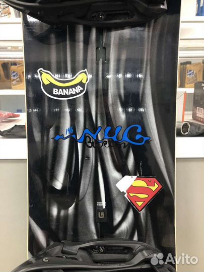 Сноуборд burton NUG 146см с креплениями cartel