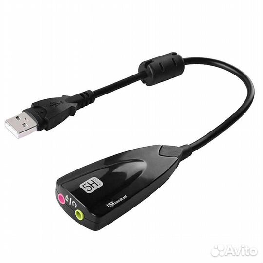 Звуковая карты USB, новые, гарантия