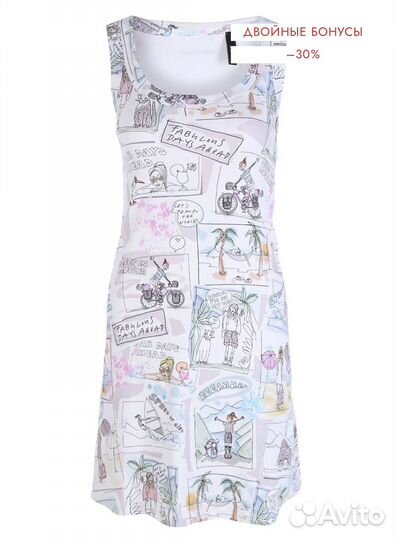 Marc cain Летнее хлопковое платье новое XS