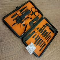 Новый маникюрный набор 15 предметов сталь