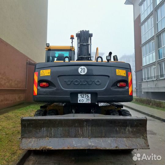 Услуги колёсного экскаватора volvo-140C