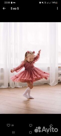 Платье для девочки 98