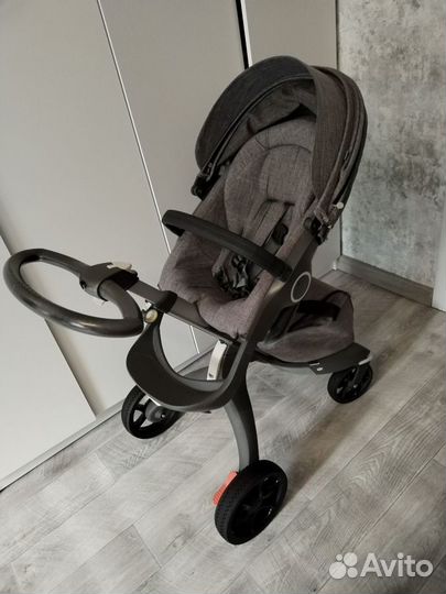 Коляска stokke xplory V5 2в1 Чёрный меланж