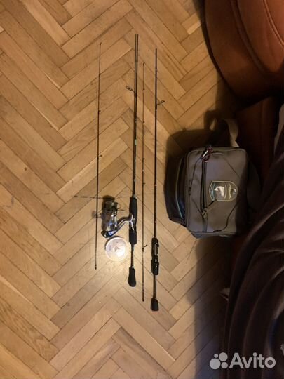 Спиннинг ультралайт с катушкой