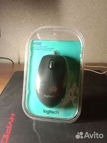 Компьютерная мышь Logitech M100 купить в Дубовом | Электроника | Авито