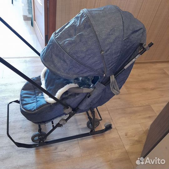 Детские санки коляска бу