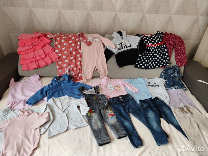 Вещи пакетом для девочки 92-98