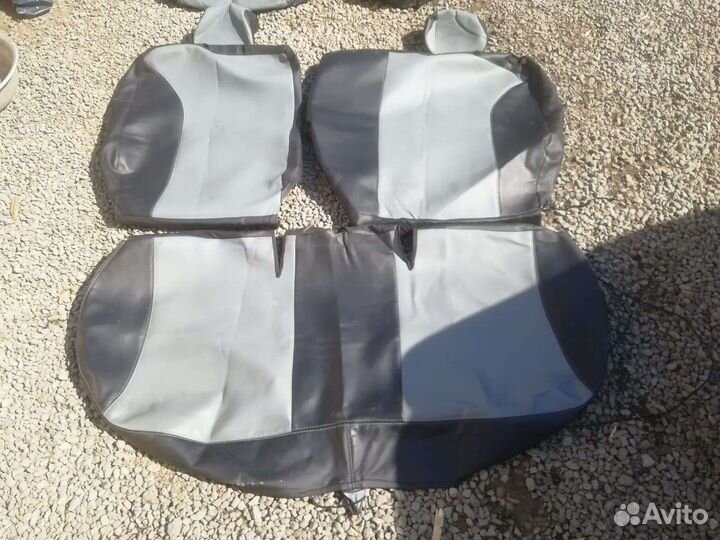 Чехлы из экокожи на Kia rio,hyundai solaris