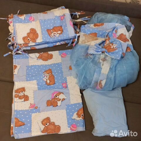 Комплект в кроватку для новорожденных