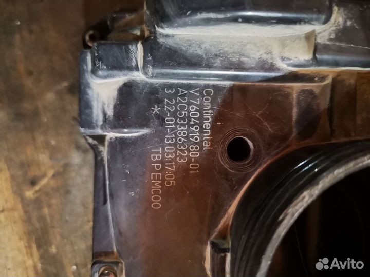 Дроссельная заслонка для peugeot 308 и 408