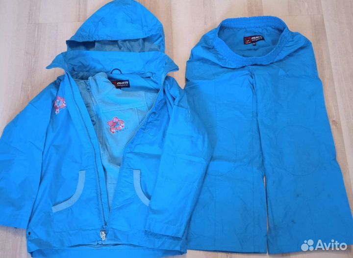 Штаны и куртка непромокаемые р128-1300, сапоги 100