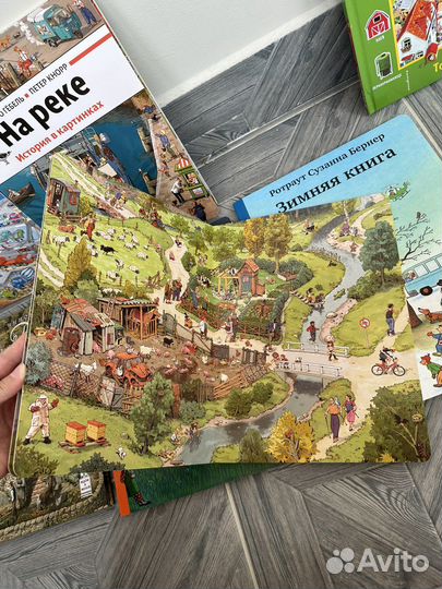 Ночная книга, Зимняя книга. Виммельбух. На ферме