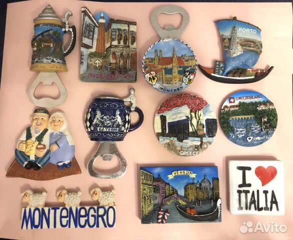 Магниты сувенирные на холодильник