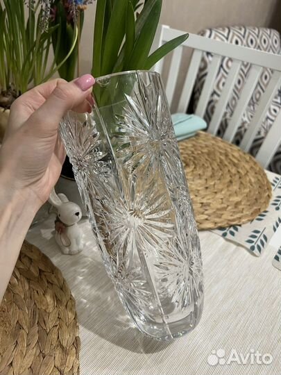 Хрустальная ваза