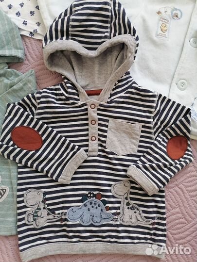 Фирменная одежда пакетом на мальчика 74 см