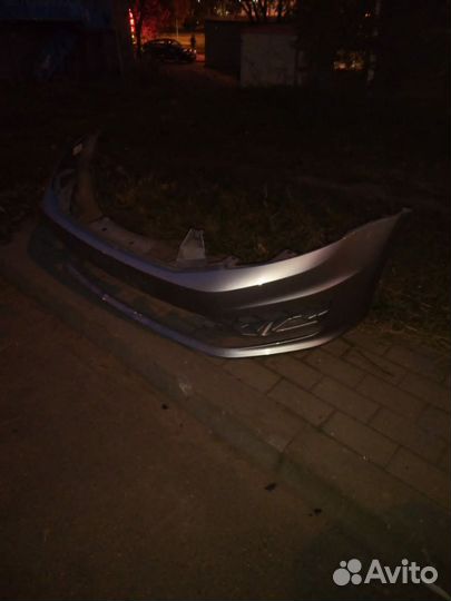 Бампер передний volkswagen polo 5 рестайлинг