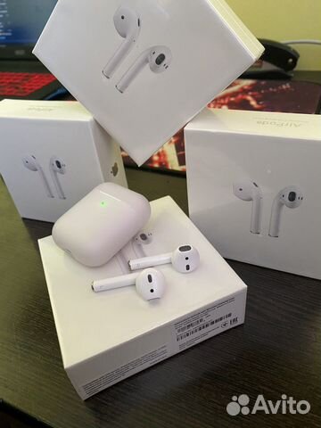 Беспроводные наушники apple airpods 2