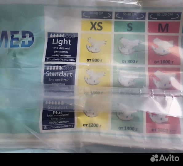 Памперсы для взрослых s