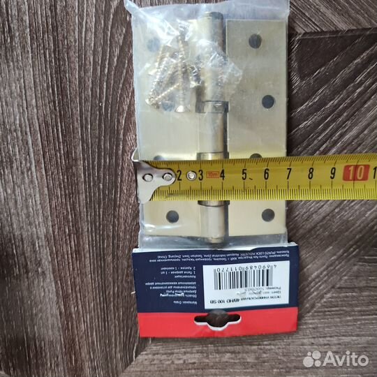 Петля универ,10 см. Мат золото. 100х70х2.5. Punto