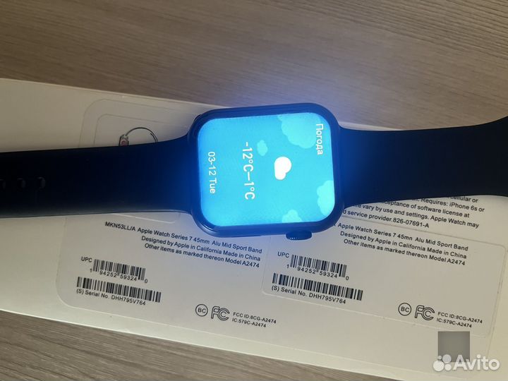 Часы apple watch 7 45 mm