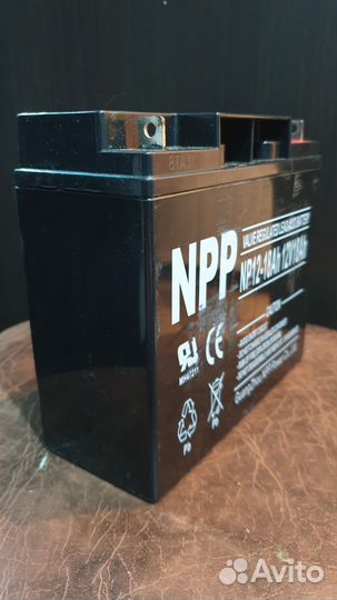 Аккумулятор AGM NP 12-18Ah новый
