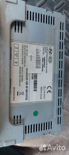 Магнитола штатная хёндай ах35