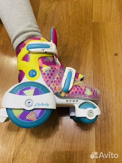 Роликовые коньки детские раздвижные