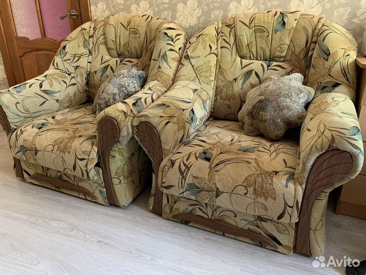 Комплект мебели диван и два кресла-кровати