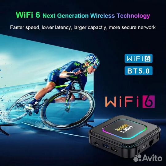 TV приставка HK1 rbox K8, 4/64